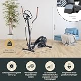 skandika Crosstrainer Eleganse/Adrett | Design Hometrainer mit Bluetooth, App-Steuerung (z.B. Kinomap), Tablethalterung, Magnetbremssystem, 12kg Schwungmasse, 32 Stufen | bis 130kg - 3