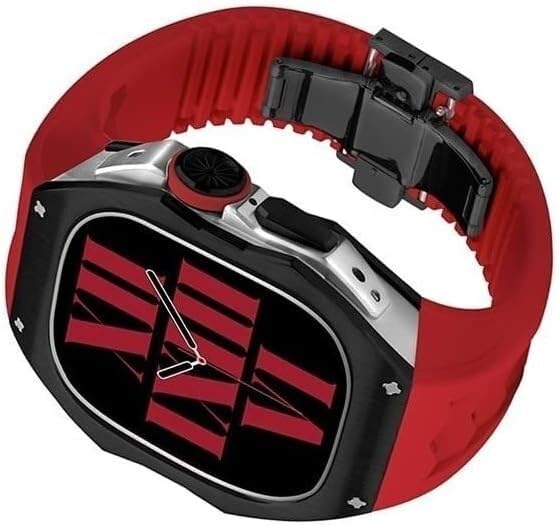 Bracelet Apple Watch Ultra 49mm caoutchouc requin maille RM et boîtier