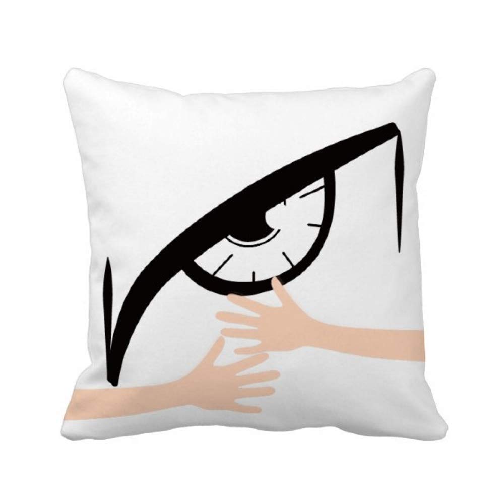 Coussin oeil noir vecteur DIYthinker housse décoration salon