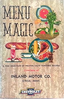 Paperback Menu Magic (1957 Chevy on back) Book