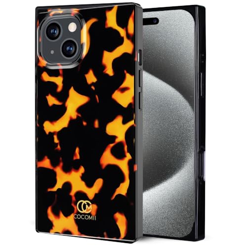 Image of COCOMII Rectangle for iPhone 15 Plus /14 Plus Case, Matte Tortoiseshell