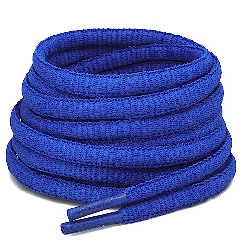 Puzeam Baumwoll Schnürsenkel 2 Paar - Flach 8mm Breite Für Sneaker