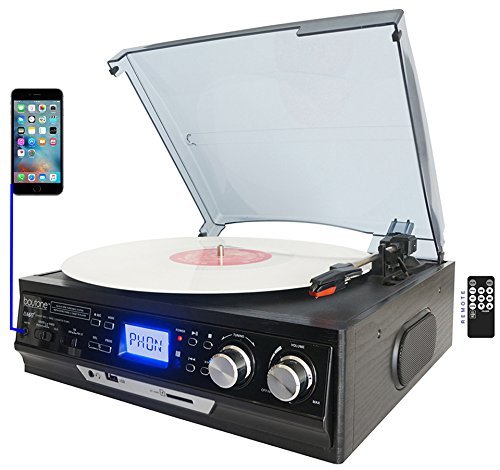 image for Boytone BT-17DJB 3-speed Stereo Turntable, 2 Built in Speakers Digital