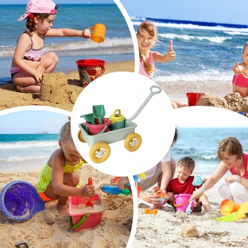 Jouets de sable de plage et chariot interactif pour les vacances