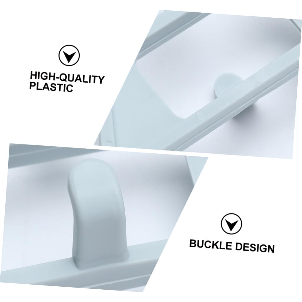 Stampelle per Gonne in Plastica Antiscivolo, 10 Pezzi, Distanza Regolabile e Pad Cristallo, per Asciugare e Conservare Abiti in Casa
