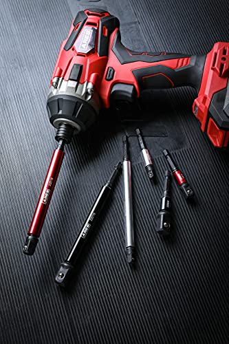 Image of ARES 22013 6-Piece 3-Inch and 6-Inch Impact Grade Socket Adapter Set with | High-Speed Socket Driver Adapter Set