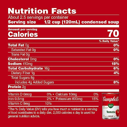 Image of Campbell's Condensed Healthy Request Tomato Soup, 10.75 Ounce Can