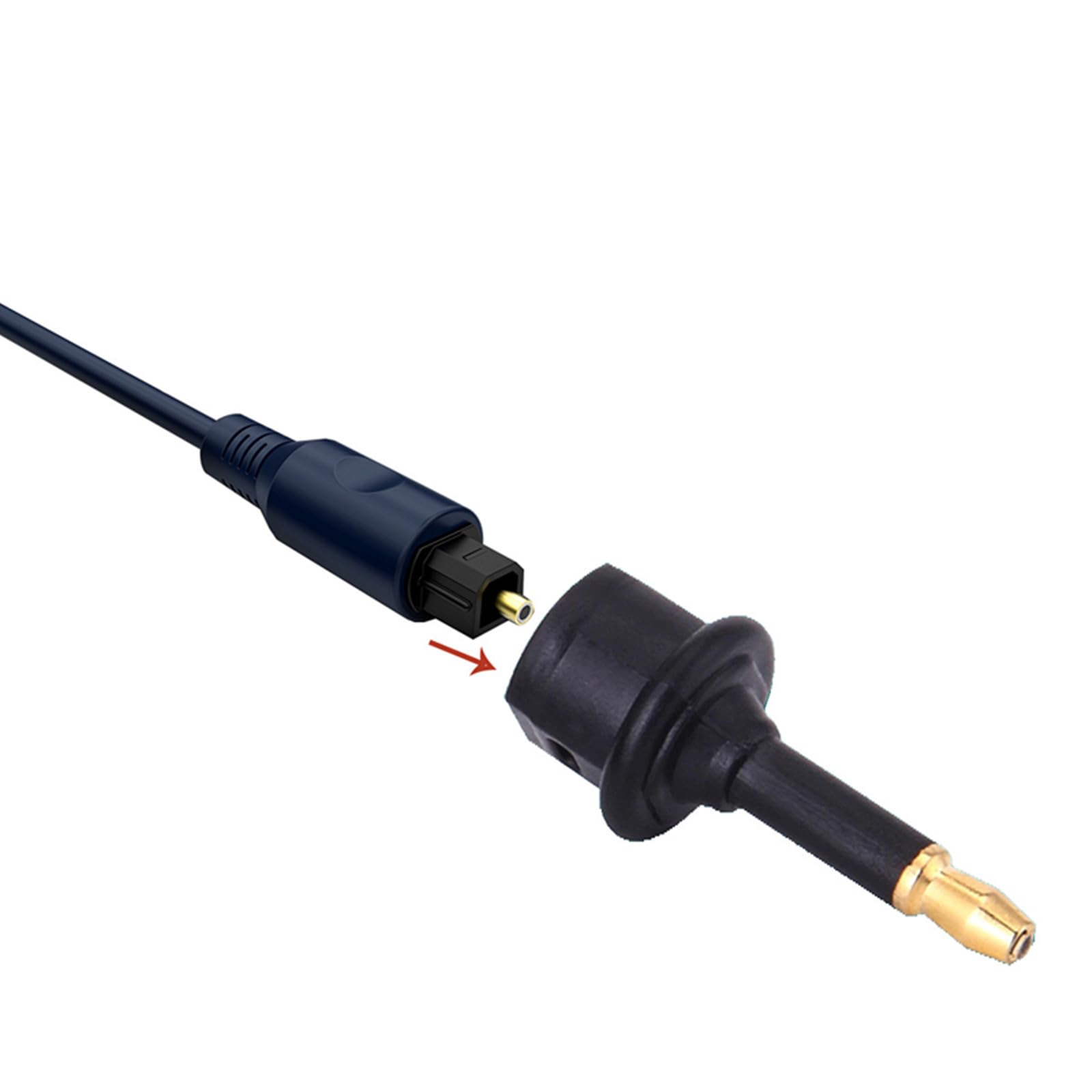 REY Toslink Audio Adapter Female-Female Fiber Optic Splice Extender