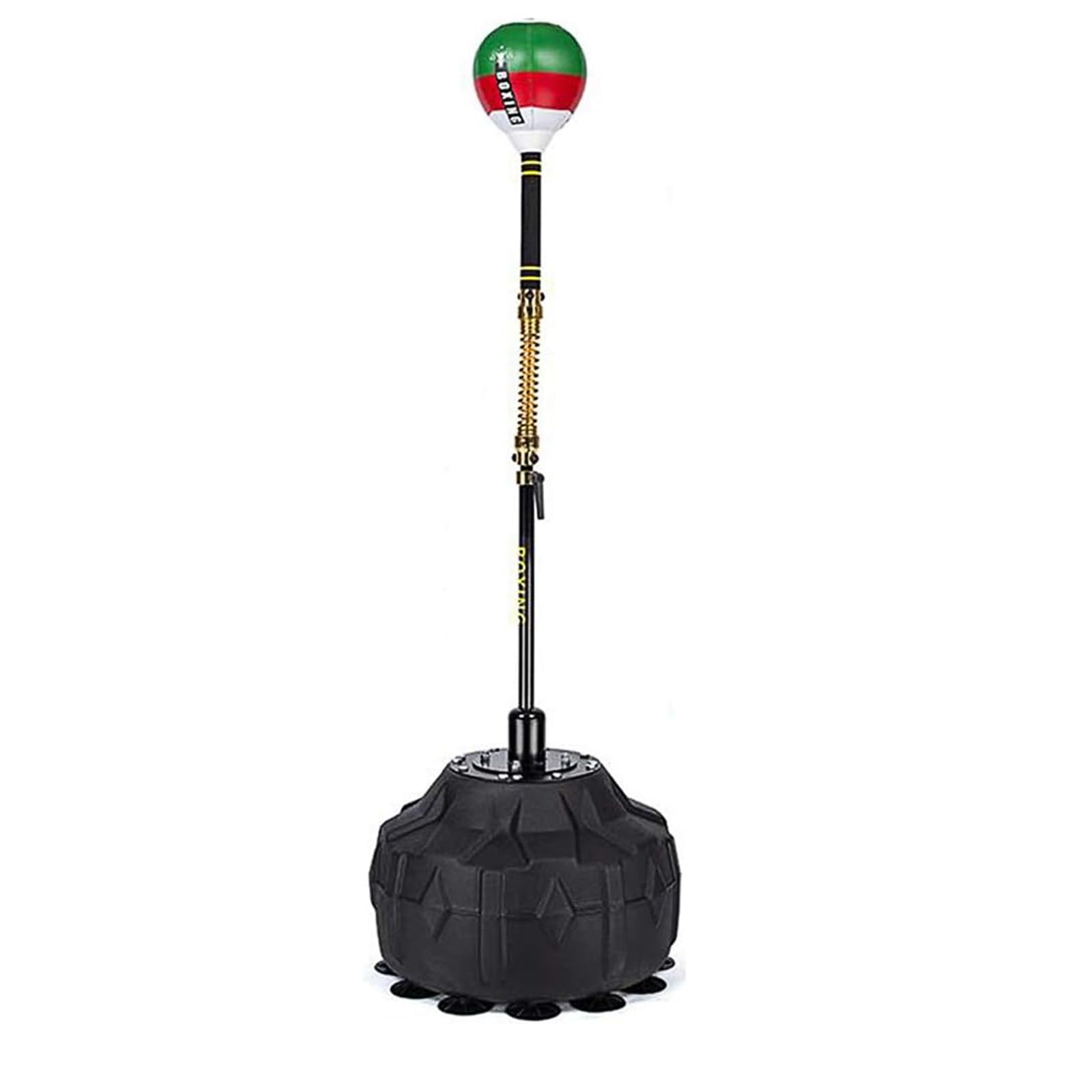 Sacco da boxe con supporto per adulti Reflex Ball Cobra Bag 90° Rebound Cobra Bag per interni, regolazione in altezza 145 ~ 180 cm (colore: nero (B), dimensioni: 50 x 50 x 180 cm)