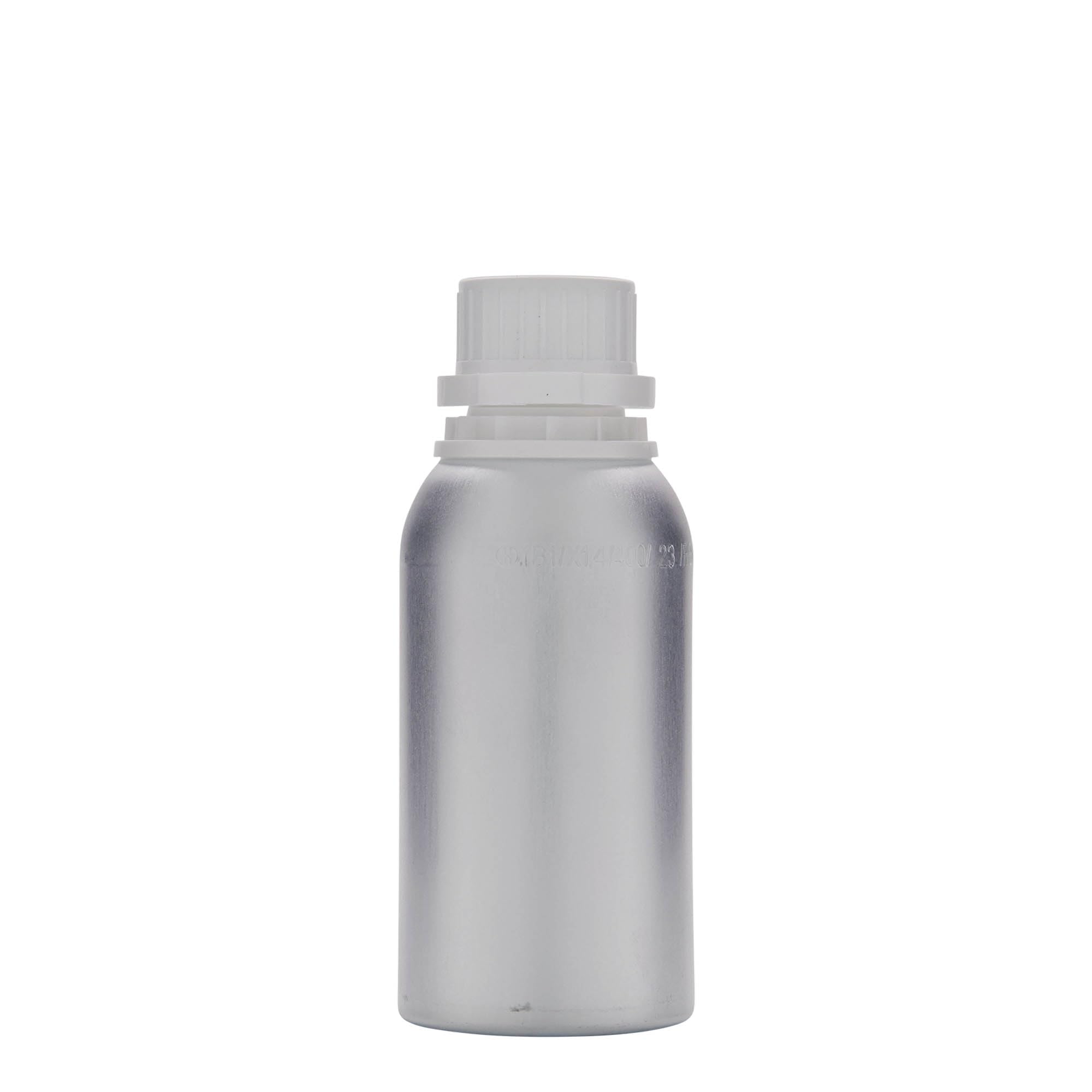 Juego de 24 botellas de aluminio de 275 ml, con tapón de rosca para productos químicos, aceites de laboratorio y líquidos sensibles a la luz