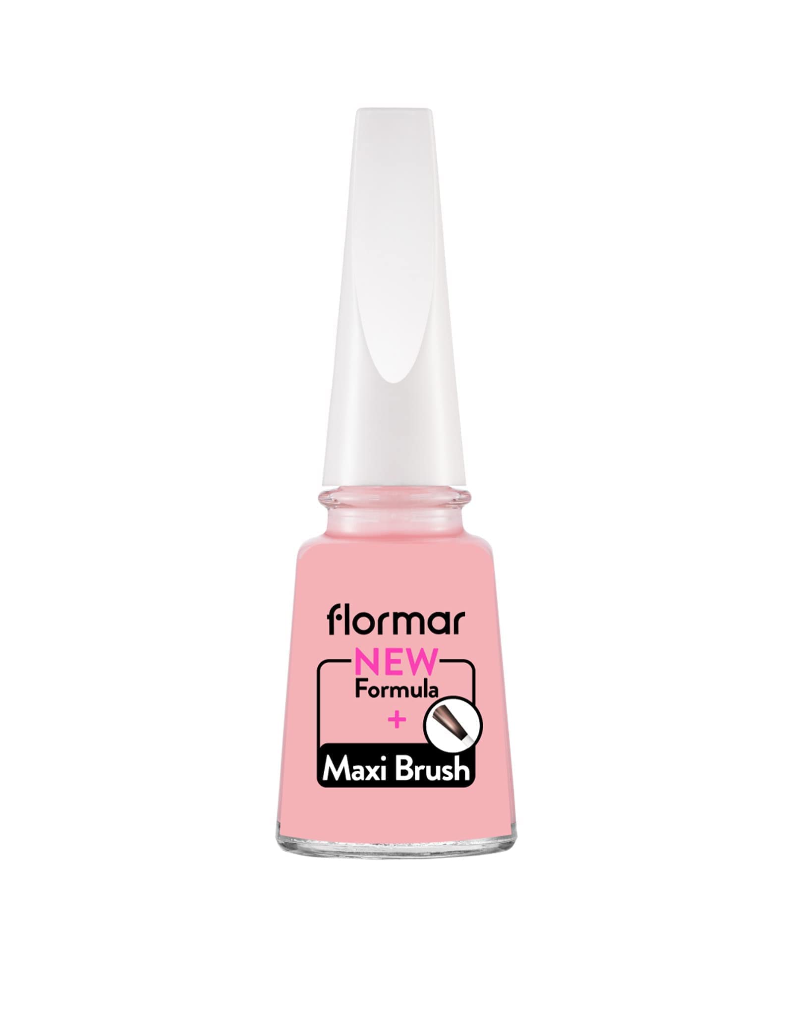 Flormar Klasik Parlak Bitişli Yüksek Pigmentli Oje Nail Enamel 077 Light Pink New (2 paketi)
