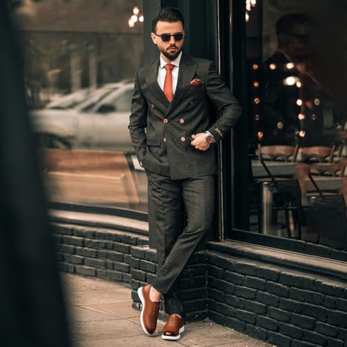 CHAMARIPA Men's Height Increase Shoes - Built-in Custom Lift Insole, Full-Grain Leather Comfortable and Breathable, Business Casual Elevator Shoes4