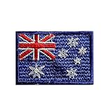 [コッキス] オセアニア の 国旗/地域の旗 (A) アイロン ワッペン(2S 約45x30mm, オーストラリア)