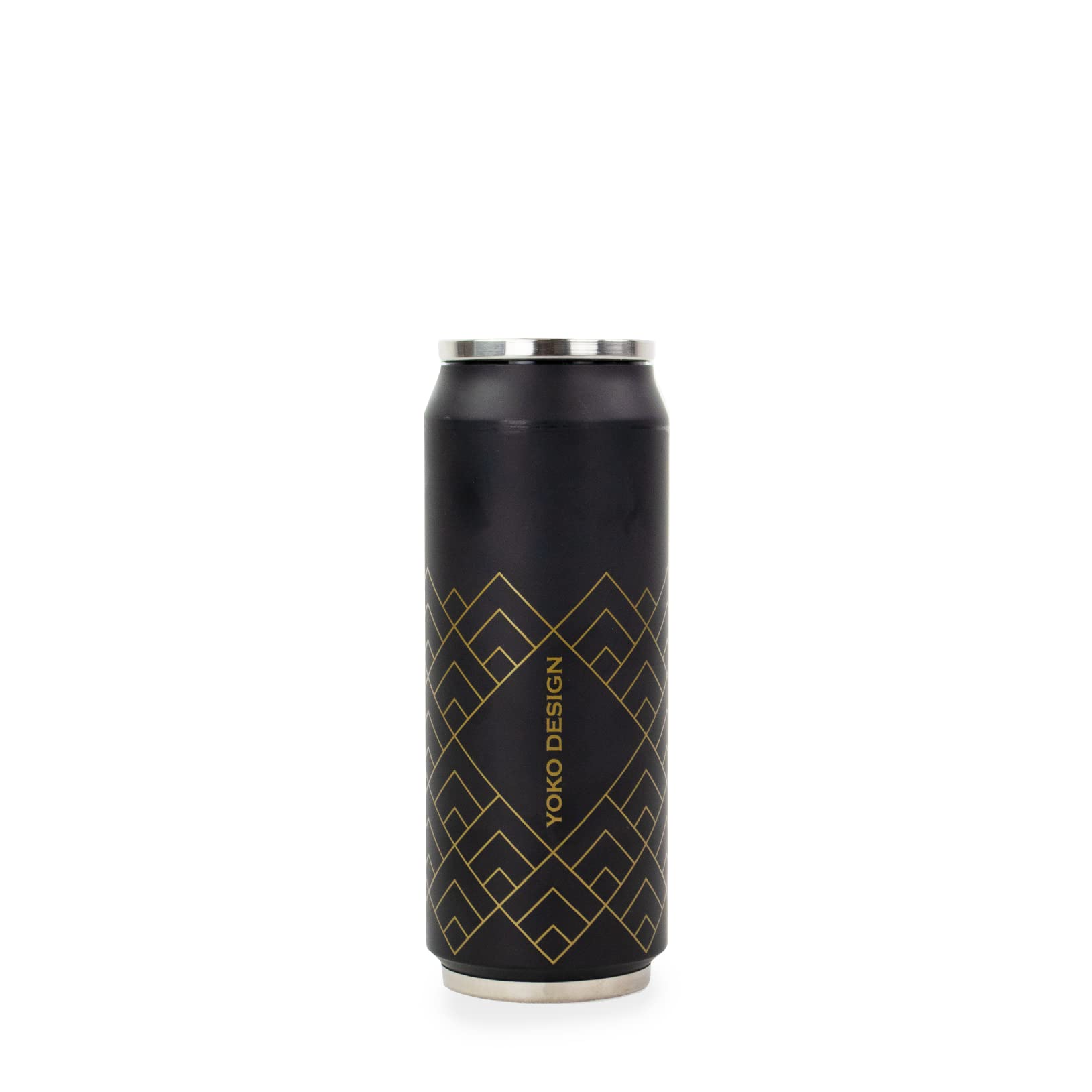 Yoko Design Canette Isotherme Double Paroi en Acier Inoxydable, sans BPA, Gourde réutilisable éco-responsable pour Eau, Sport, Enfant, Bureau, Voyage 280/500/700 mL