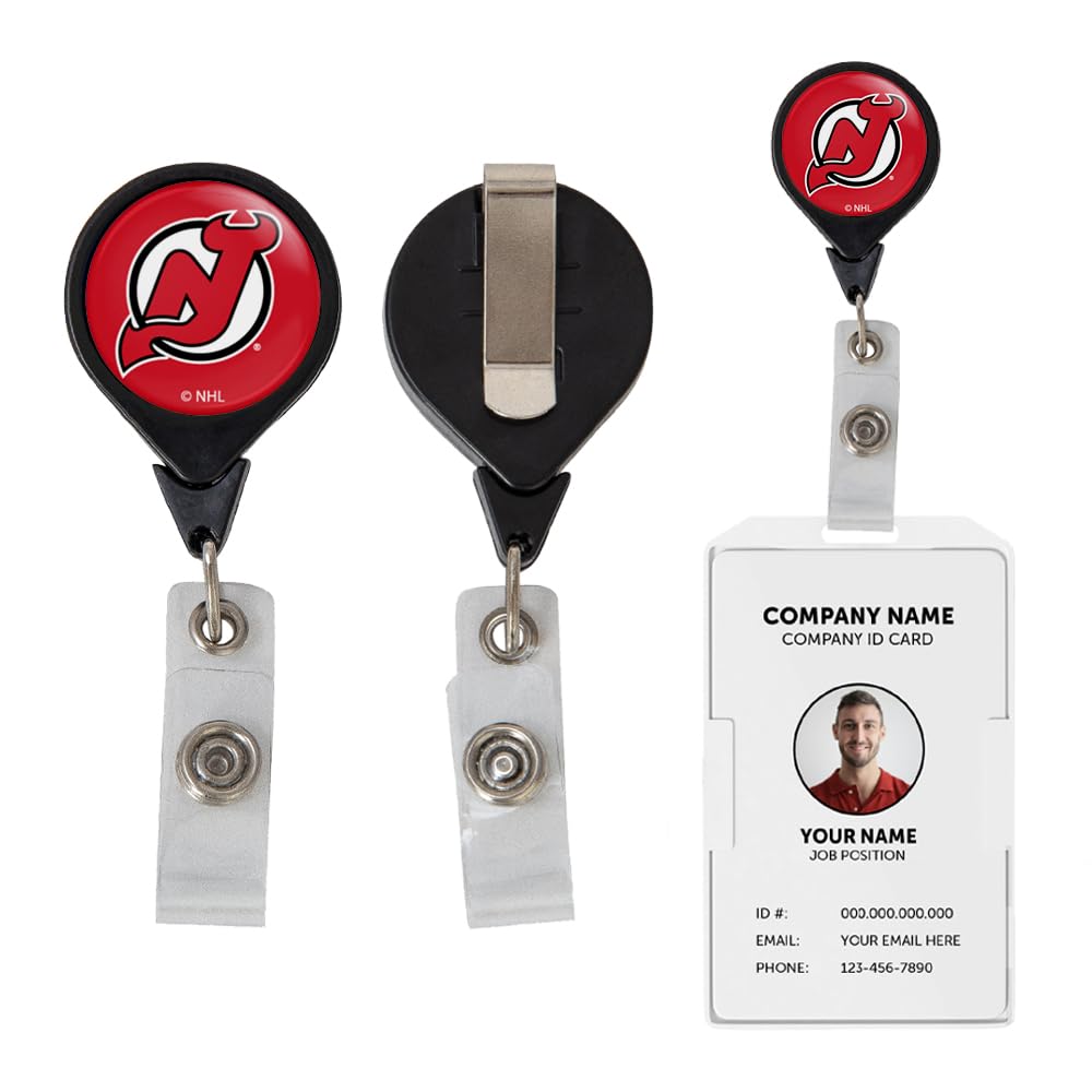 カリフォルニア州矯正局 バッジとIDホルダー Amazon.com: Desert Cactus New Jersey Devils Retractable Badge