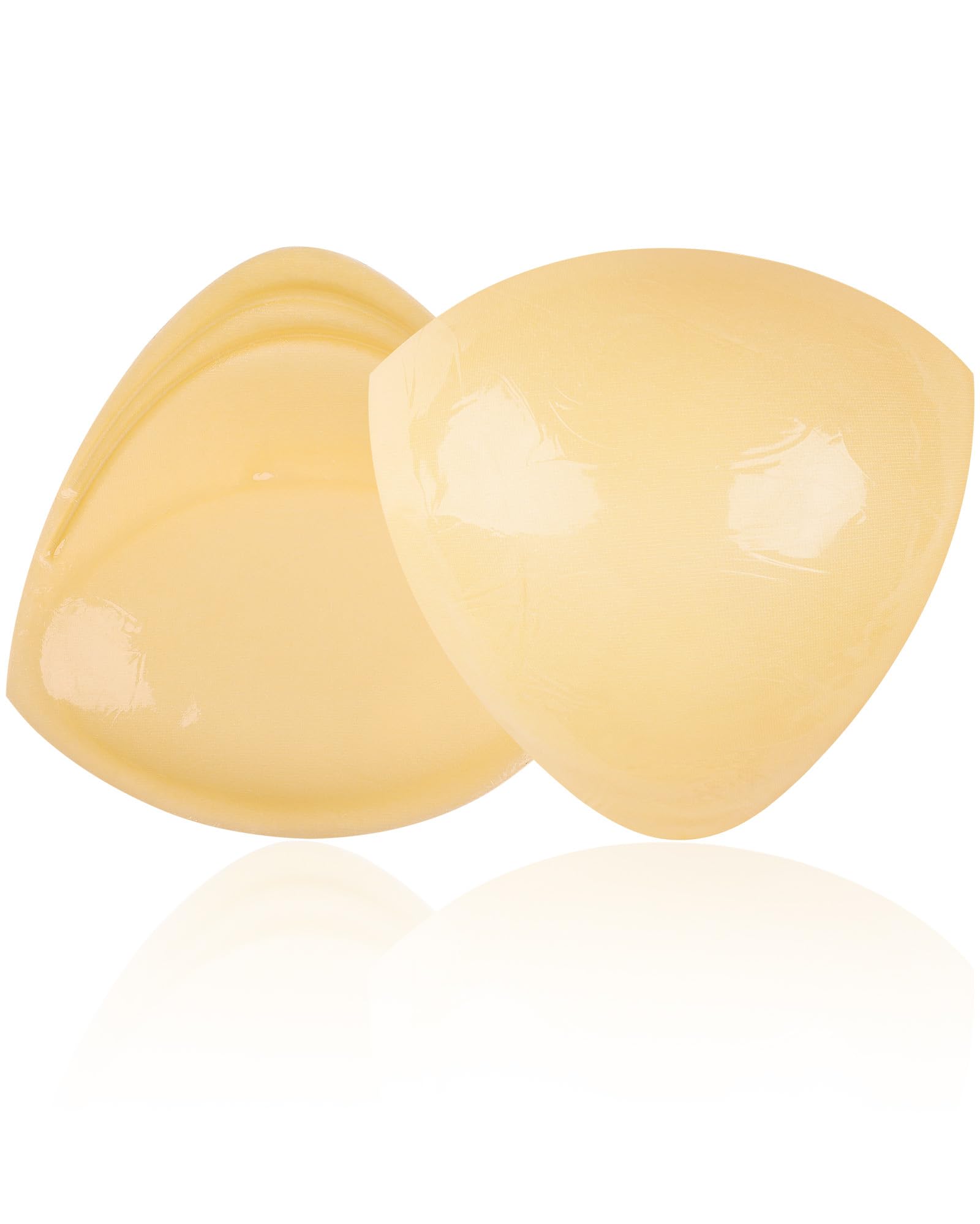 Niidor Self-Adhesive Insert Bra Pads, Women's Triangle Invisible Croppable Push-up Breast Cup Lifter for Underwear and Bikini