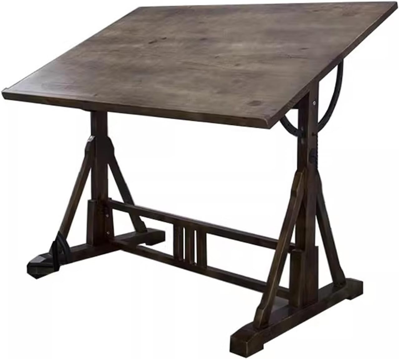 Drafting Desk Tiltable Tabletop Craft Desk Art for Adults Drawing Table for Adutls Artwork, Graphic Design, Reading, Writing(39.3X23.6X31.4IN)