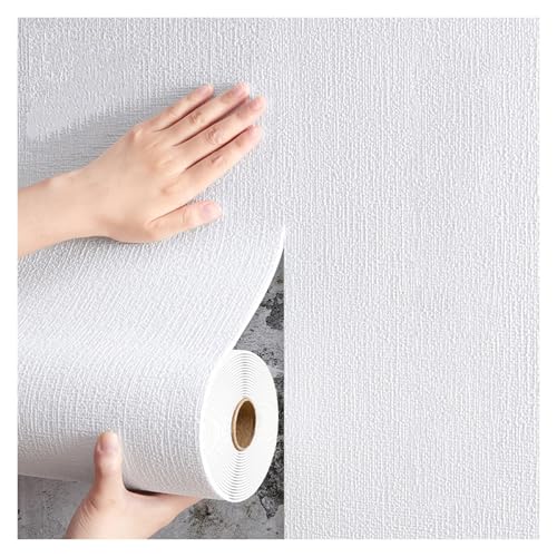 Genérico Papel tapiz térmico aislante de 7 mm de grosor para paredes frías, paneles de pared autoadhesivos IXPE, autoadhesivos, insonorizados, para sala de estar y cocina(White,50cm x 3m)