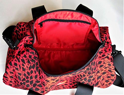 Amazon | [Cream Soda] ヒョウ柄 ドラムバッグ 『RED』 ☆ クリーム