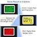 Breathalyzer, Rofeer Digital Blue LCD Screen Portable Breath Alcohol Tester with 5 Mouthpieces for Drivers Or Home Use, Auto Power Off, Sound Alarm, Current Temperature Display