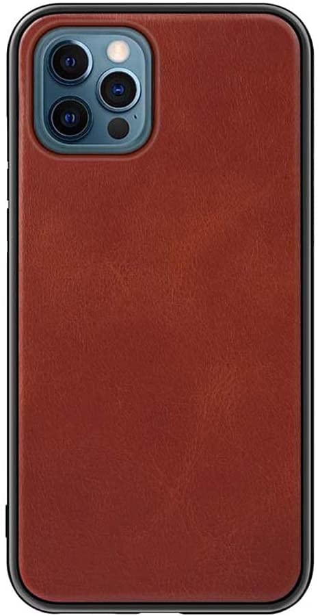 Housse en cuir iPhone 12 Pro Max KANUZ étui de protection premium