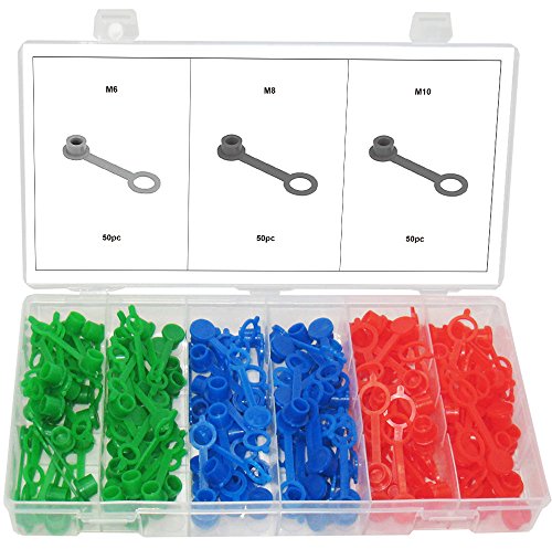 Swordfish 61130-150pc Grease Fitting Cap Brake Bleeder Screw Cap Assortment