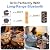 Real-Time Alerts Wireless Meat Thermometer - Smart Bluetooth Probe for BBQ, Grill, Oven, Smoker - Long Range Bluetooth, Accuracy Temp, Dishwasher Clean, Waterproof - Perfect for BBQ Lovers & Chefs