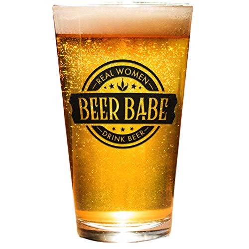 Beer Glass for Women - Beer Babe - Real Women Drink Beer