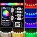 Sidaqi Universal 6 in 1 LED Grille Lights with APP Control,DIY RGB Grille Atmosphere Light Kit Replacement for Tacoma TRD 2016-2019 Front Grille Light/DRL for Car Pickup Truck SUV DC12V Decorative