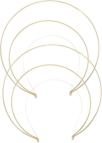 WOFASHPURET 2 Pcs Crown Tiara Headband Bridal Hair Accessories Angel Ha Lo Crown Headband Ha Lo Headband Frame Ha Lo Headpiece Crown Halos Tiara