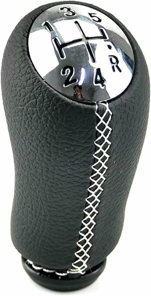 GZNBB Car Manual Gear Shift Knob Boot Cover Gaiter Lever Shifter Handle Stick, for Scenic II 2003-2006 for Clio III 2005-2009