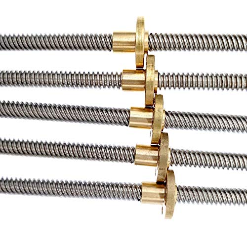 Pilang T8 Linearschraube 550mm - Trapezgewinde Mutter 3D Drucker Linearführung