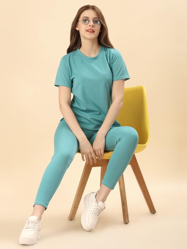 Image of DTR FASHION Cotton Blend Styled With Solid Lining Tracksuit | Co-ord Set For Women| Active Wear Suit Set For Women
