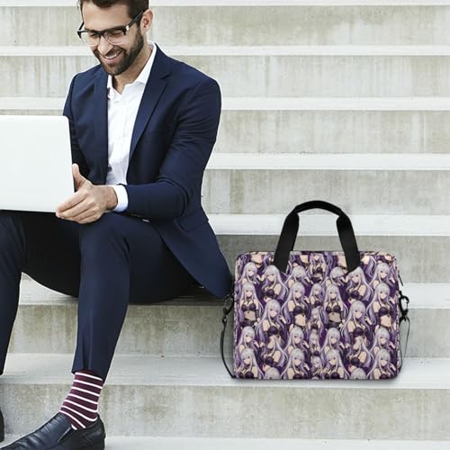 Bolsa cruzada para laptop 15.6" con asa y correa miniatura 3