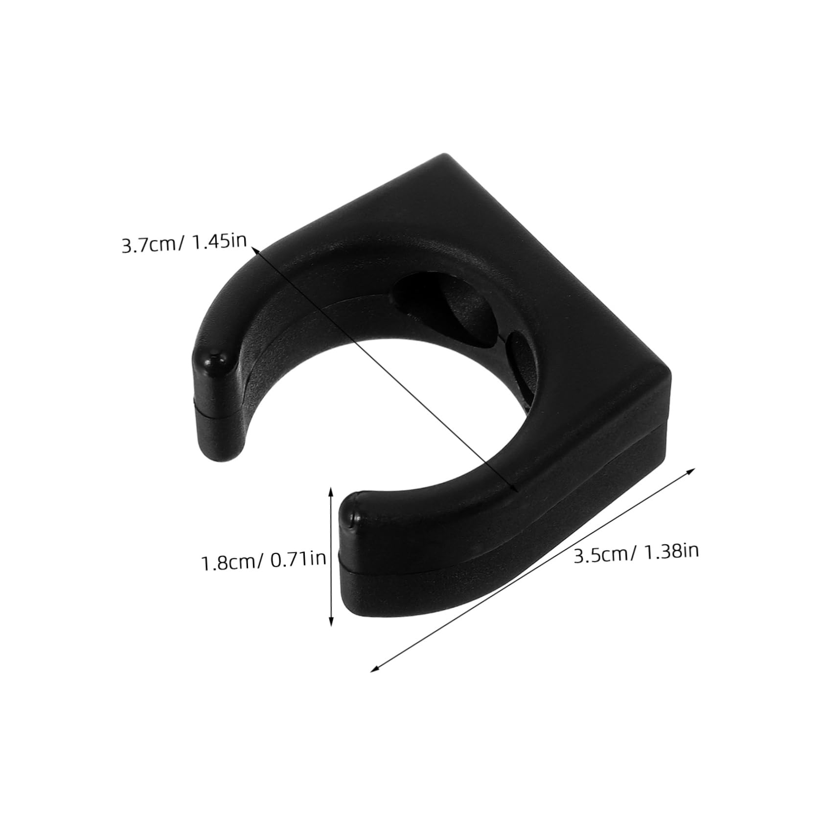 Abaodam 2pcs Reliable Tube Linking Fasteners for Fishing Paddle Rods Quick Release Clamp Bracket Accessories for Yachts and Kayaks