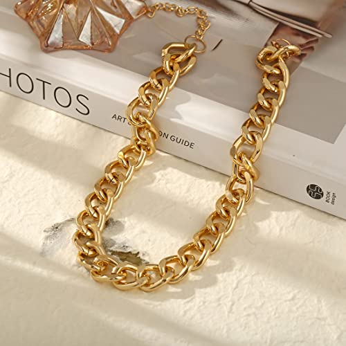2 Pcs Gold-Plated Layered Necklace Set