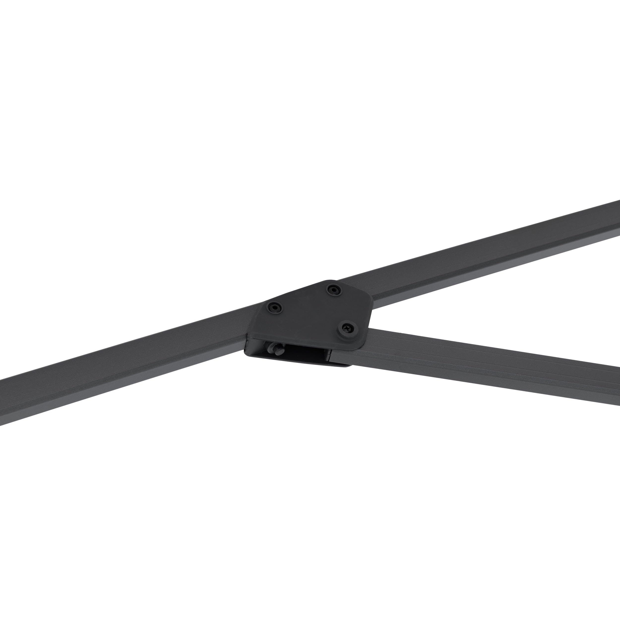 Doppler ombrellone a pendolo Jack 400x300cm al naturale I per balcone, terrazza e giardino I a manovella in alluminio resistente ai raggi UV I multifunzionale
