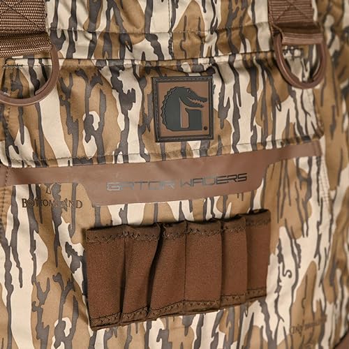 Image of Gator Waders Mens Shield Insulated Chest Duck Hunting Waders with Boots Waterproof Breathable Camo Waders for Hunting