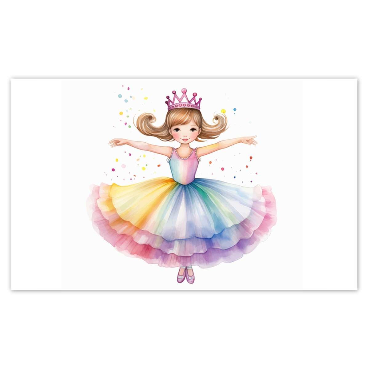 Papier peint intissé princesse colorée créez un coin de conte de fées magique 416x254