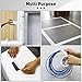 Maxwel Manufacturing Duct Tape White Heavy Duty - 1.88 in 35 Yds Waterproof No Residue Strong Adhesive Duct Tape Tearable for Indoor Outdoor Use,Multi Purpose Home Repair