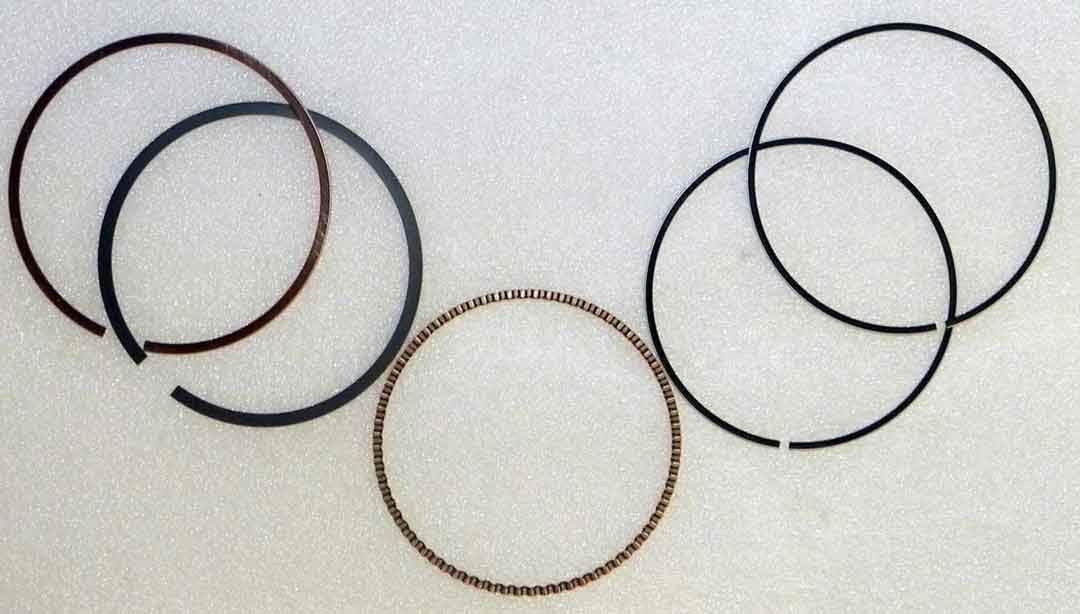 Piston Rings Compatible with Yamaha 400 Grizzly 2007-2008, Kodiak 2000-2006 Part# 51-543 OEM# 5GH-11603-00-00 (Std. 83 mm)