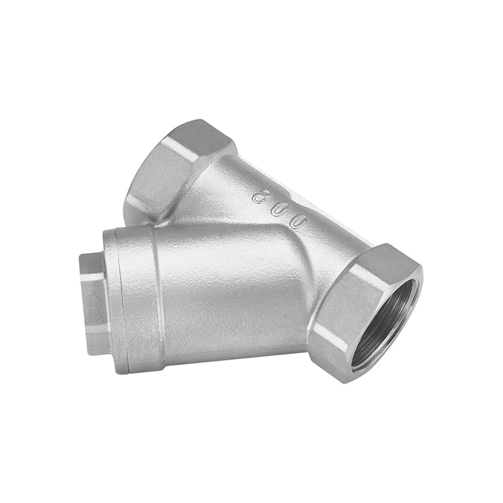 Válvula de filtro acero inoxidable 1/2 ", 3/4", 1, 2", colador en forma Y, hilo femenino rosca malla(2 Inch)