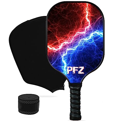 Pfz - Raquetas Ligeras De Regalo Para Los Amantes Del Pickleball, Hombres Y Mujeres, Con Funda De Paleta Rayo Pfz - Raquetas Ligeras De Regalo Para Los Amantes Del Pickleball, Hombres Y Mujeres, Con Funda De Paleta Rayo