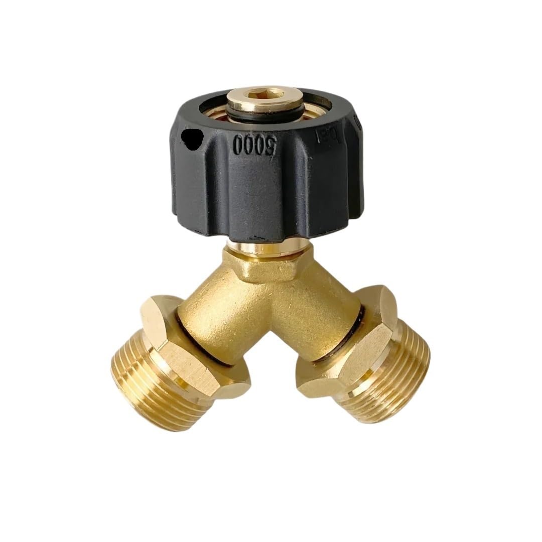 FORMIAHA High Pressure Washer Water Outlet Spliter Seperator Adapter M22 15MM Connector