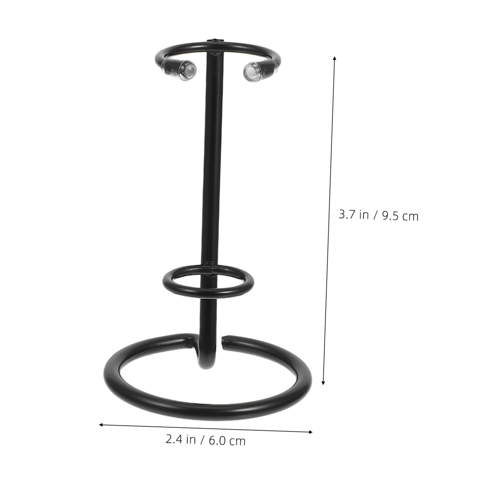 MUSISALY Fairy Wand Display Holder Sturdy Crystal Wand Rack Iron Construction Small Display Stand for Dec