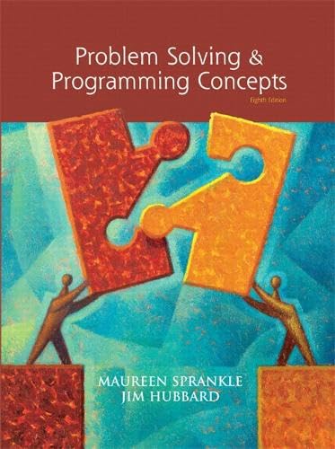 Problem Solving and Programming Concepts