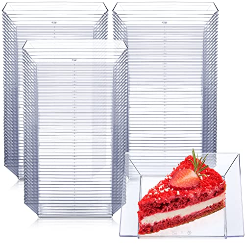 250 Pcs Square Clear Dessert Plates 3.6 Inch Plastic Appetizer Plates Disposable Square Party Plates Hard Mini Salad Tasting Sample Plate for Weddings, Parties, Banquet Dinner, Family Gatherings 250 Pcs Square Clear Dessert Plates 3.6 Inch Plastic Appetizer Plates Disposable Square Party Plates Hard Mini Salad Tasting Sample Plate for Weddings, Parties, Banquet Dinner, Family Gatherings