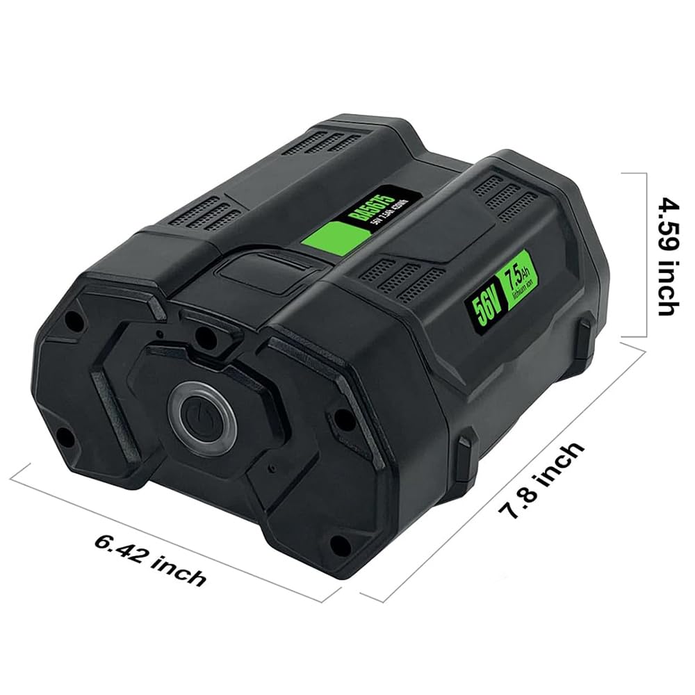 Akumulator litowo-jonowy 56 V 7,5 Ah zamiennik akumulatora EGO 56 V do LB5302 LB4800E ZT4204L HT65004 CS1800 BX1000 LM2156SP