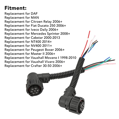 1 Paar Auto-Rücklicht-Kabelbaum, Rücklicht-Kabelbaum-Stecker, Rücklicht-Kabelbaum-Ersatz fürMovano I