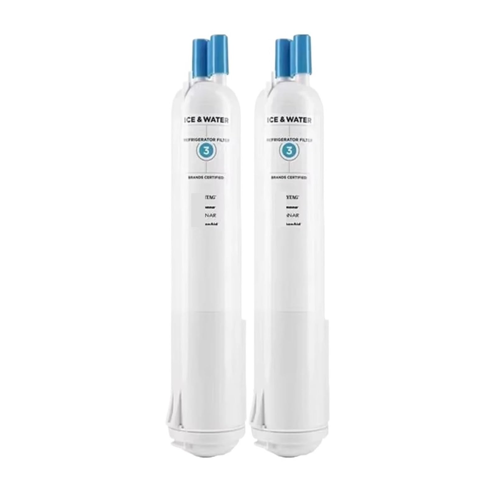 EDR3RXD1 Sostituzione del filtro dell'acqua for frigorifero, compatibile con Maytag, compatibile con Whirlpool, compatibile con KitchenAid, 4396841 4396710 W10193691 Filtro 3 P2RFWG2 9030 9083(4Pcs)